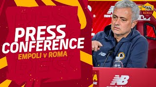 CONFERENZA STAMPA | José Mourinho alla vigilia di Empoli-Roma