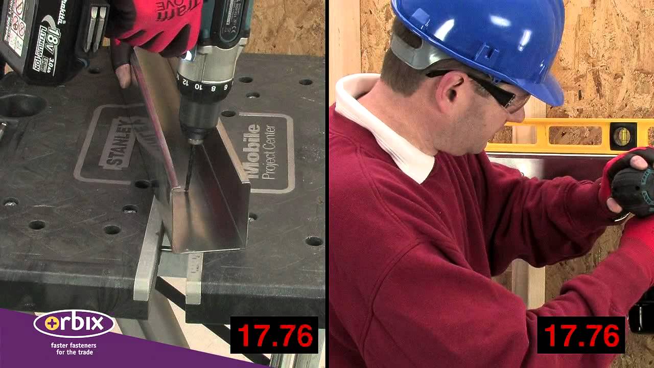 Orbix self-drilling metal woodscrew with wafer head