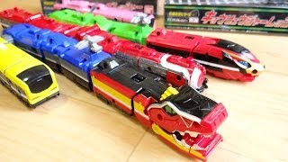 【開封レビュー】で妄想合体！キョウリュウジャーレッシャー & ゴーバスターズレッシャー DXトッキュウオーとDXディーゼルオーに連結合体！トッキュウジャー