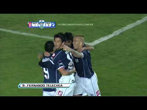 Gol de Telechea. Estudiantes 1 - Quilmes 1. Octavos de final. Copa Argentina. Fútbol Para Todos