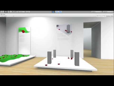 Unity Progress: City Exhibtion Space - Agent Based Modelling