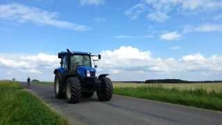 New Holland T6165 + pronar SOUND !!!!