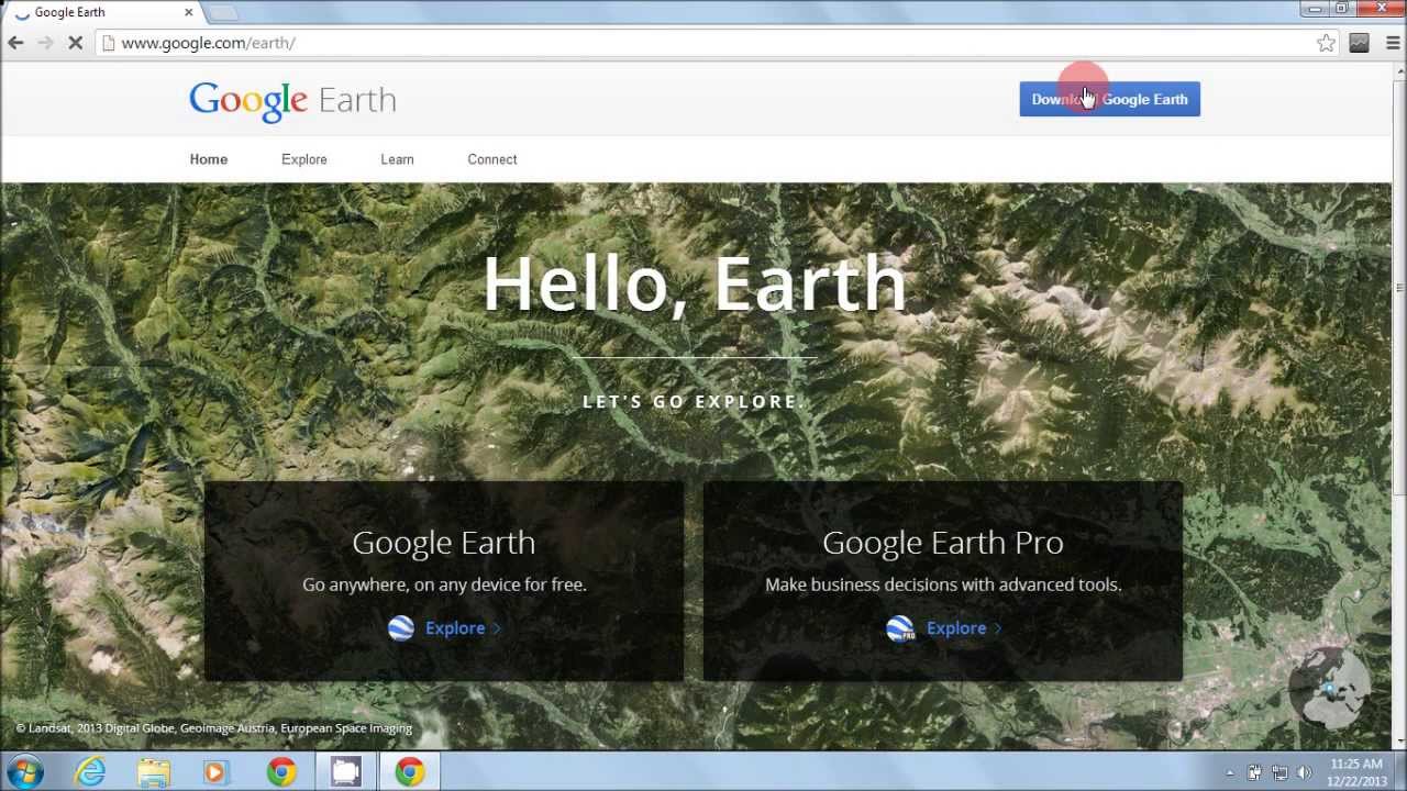 download and installing google earth pro free