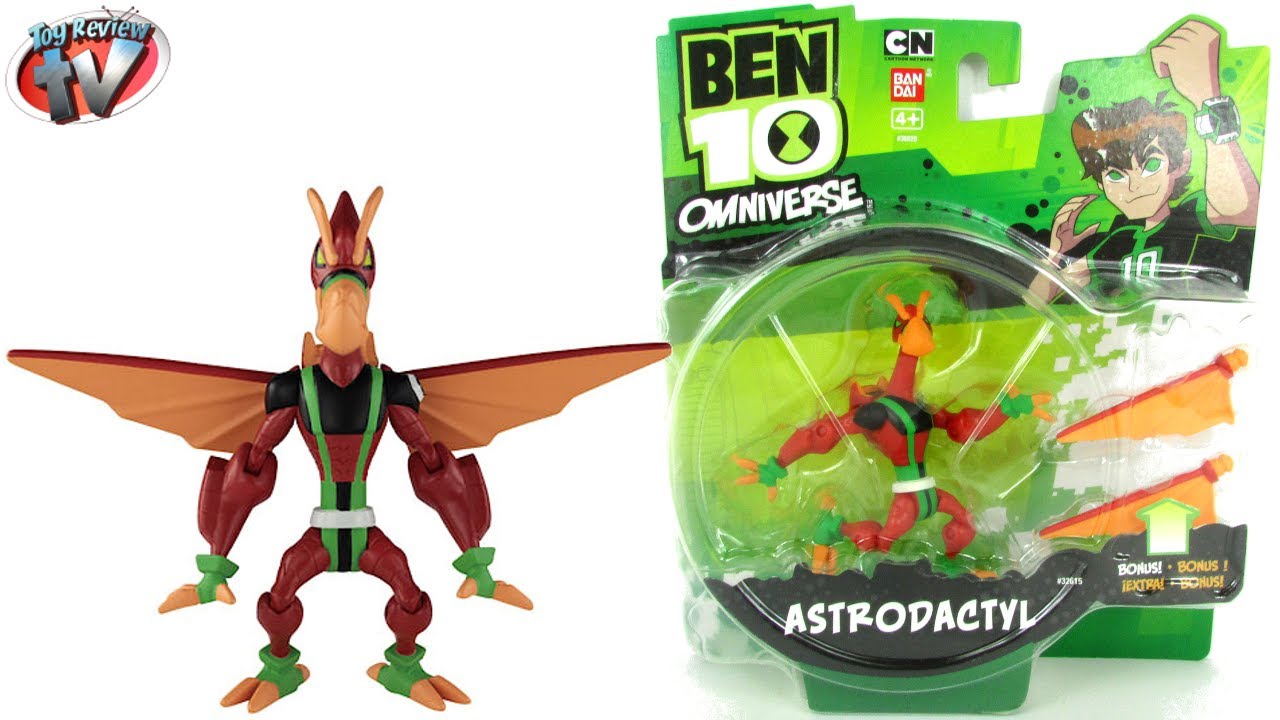 Ben 10 Omniverse Astrodactyl Action Figure Toy Review, Bandai - YouTube