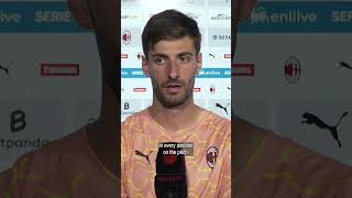 Matteo Gabbia talks #MilanBologna | #Shorts