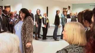 Arrowe Park Hospital Entrance Opening Flashmob performing 'Proud'