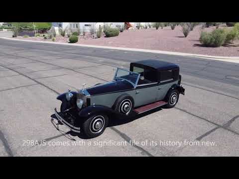 video 1933 Rolls-Royce Phantom II Brewster Newport Town Car