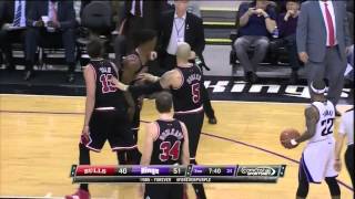 Joakim Noah "F*** You" to the refs