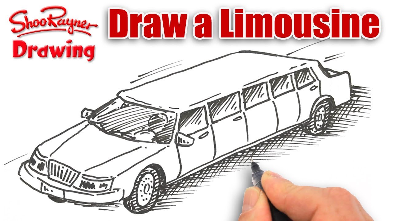 How to draw a Stretch Limousine YouTube