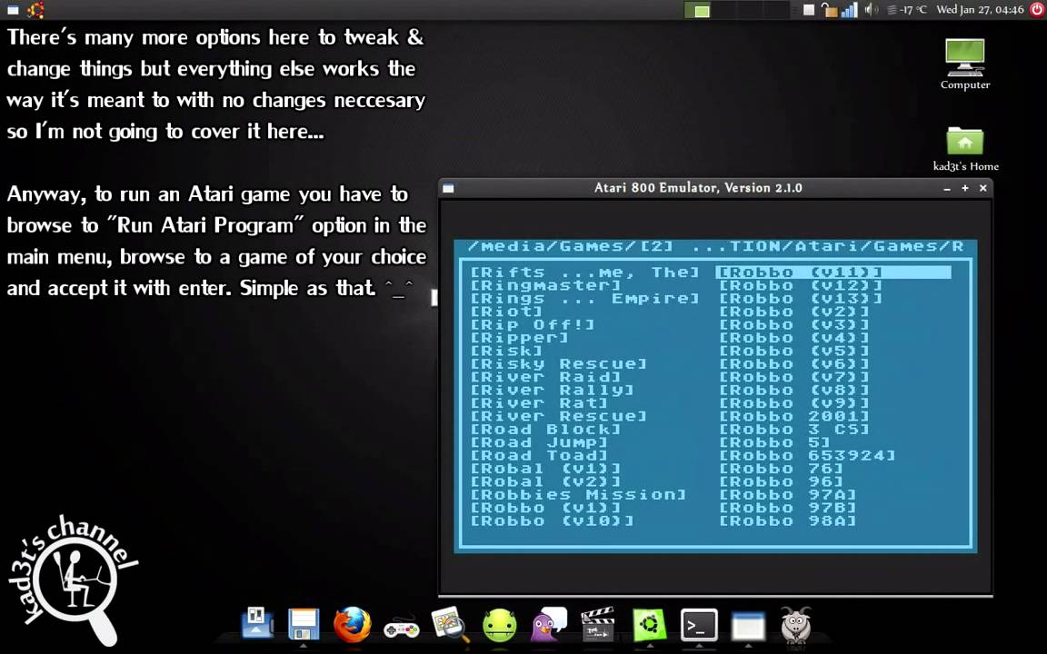 Atari 800xl Emulator