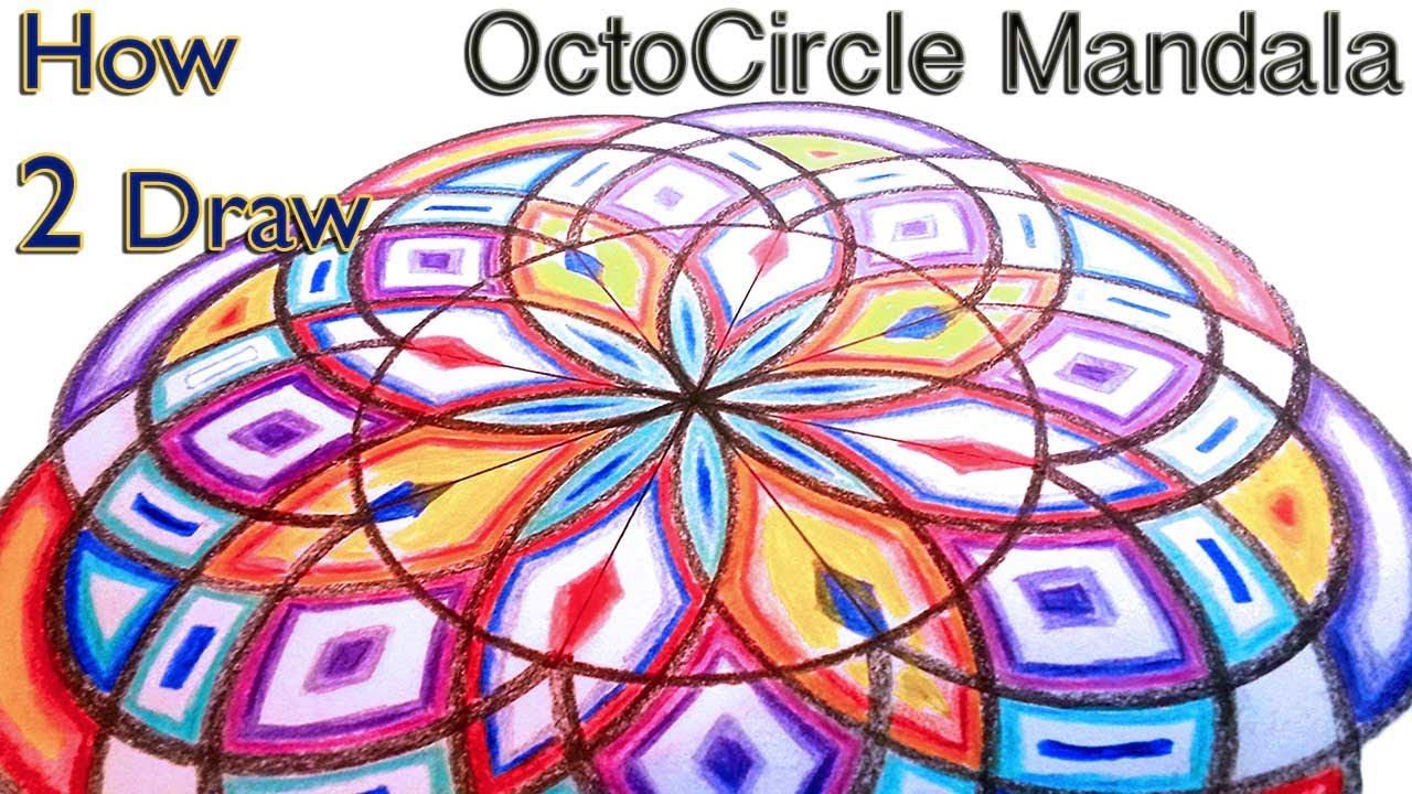 How To Draw Mandala - The Octocircles Pattern - Sacred Geometry 