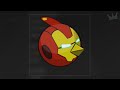 Black Ops 2 Amazing Iron Man Angry Bird Emblem by Sherbertmelon