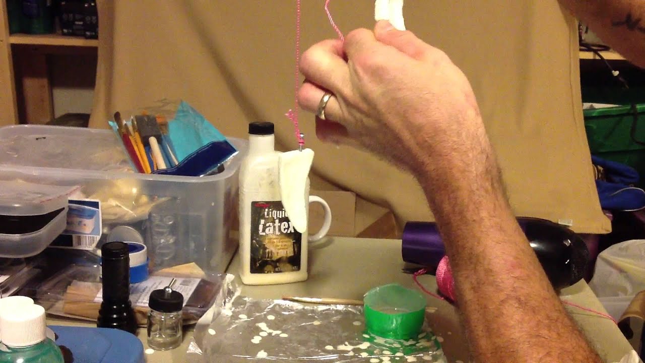 How to make Liquid Latex Elf Ears From start to finish 2012 Halloween