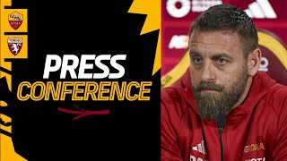 🟨? LIVE🟥?? La conferenza stampa di Daniele De Rossi alla vigilia di Roma-Torino