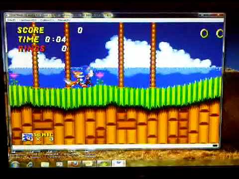 SSF emulator running sonic jam - YouTube