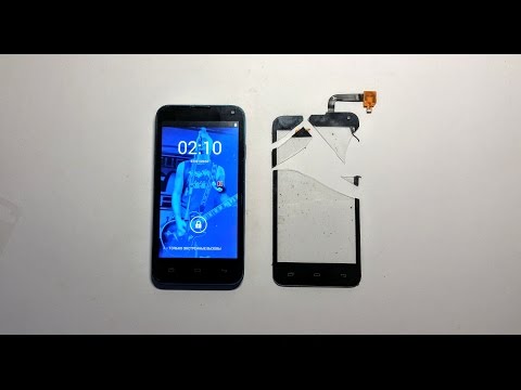 Как заменить тачскрин fly iq456