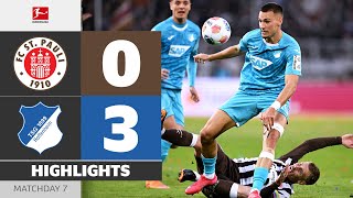 Hoffenheim Dominate At Millerntor | ST. PAULI — HOFFENHEIM | Highlights | MD 7 – Bundesliga 2025/26