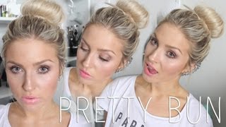 Messy 'Sock' Bun! ♡ Pretty Bun Tutorial! & Giveaway!