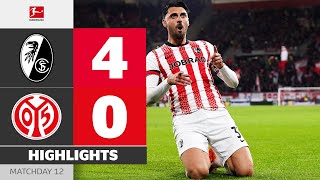 Freiburg Breezes Past Mainz! | SC FREIBURG — MAINZ 05 | Highlights | Matchday 12 – Bundesliga