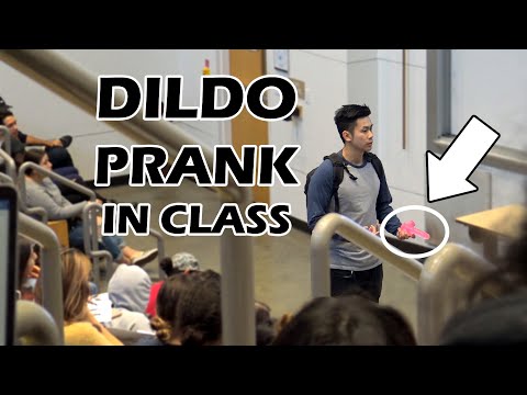 THROWING DILDOS IN LECTURE PRANK!