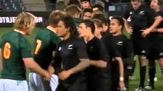 Springbok tribute to Nelson Mandela