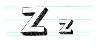 How to Draw 3D Letters A-Z - Write your name in 3D letters ...