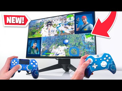 *NEW* SPLIT SCREEN in Fortnite! (2 Players on 1 Screen)