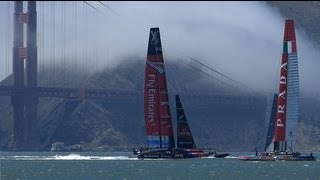 America's Cup: Luna Rossa, Emirates New Zealand, and Artemis, June 27 2013