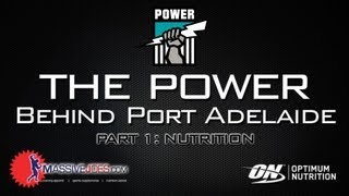 MassiveJoes.com - The POWER Behind Port Adelaide Part II: Nutrition - AFL Supplements PAFC