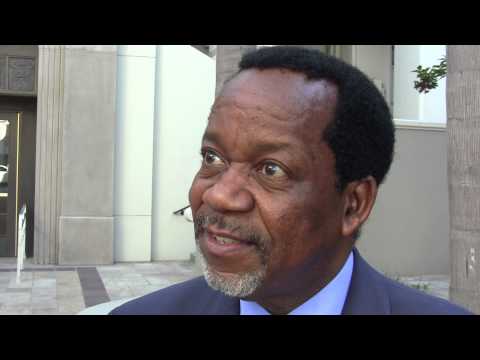 http://DemocracyBroadcasting.TV South African Christian Democrat party leader, Rev. Kenneth Meshoe, denounces the exploitation of \