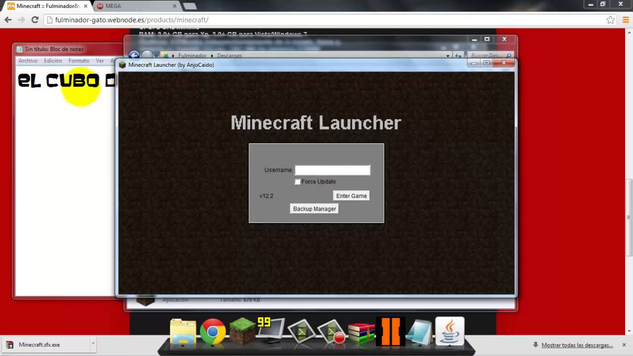 Tutorial] Descargar Minecraft (Sp/AnjoCaido) 2013 - YouTube