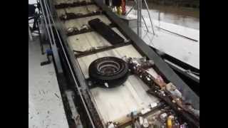 Water Wheel operating in a rain storm (Baltimore, MD)