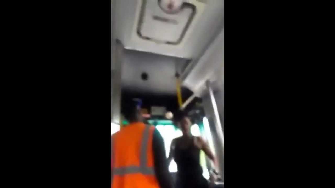 Bus driver uppercuts girl!!! Original/Full EPIC Review - YouTube