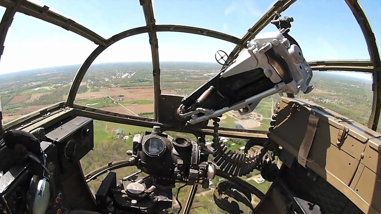 Flying in the B-25 Medium Bomber - YouTube