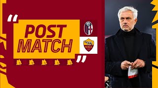 JOSÉ MOURINHO | POST MATCH INTERVIEW | BOLOGNA-ROMA