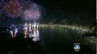 Praia Copacabana 2014 Queima de Fogos