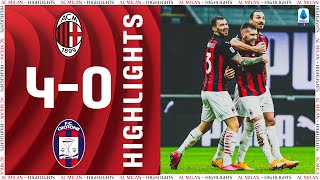 Highlights | AC Milan 4-0 Crotone | Matchday 21 Serie A TIM 2020/21