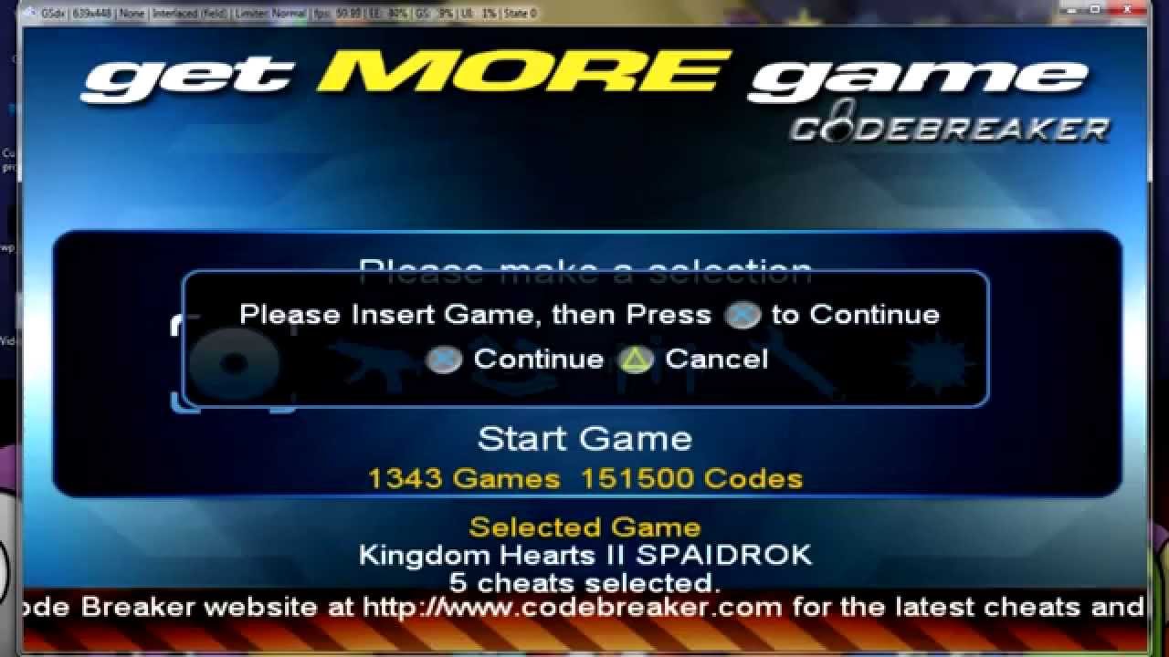 KH2 (ENG) - Tutorial Codebreaker for pcsx2 (play as Roxas DW) [HD ...