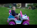 Fisher Price Barbie Jeep 12V Ride-on Electric Car for sale on e-bay