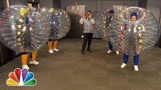 Bubble Soccer with Colin Farrell, Chris Pratt and Frank Knuckles