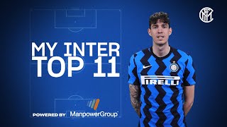 MY INTER TOP 11 with ALESSANDRO BASTONI powered by MANPOWERGROUP 🔝⚫🔵🥰??? [SUB ENG]