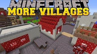 Minecraft: MORE VILLAGES (THEMED VILLAGES IN EVERY BIOME!) Mod Showcase