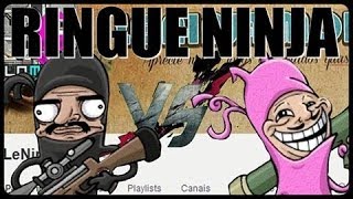 Ninja Negro x Ninja Rosa - Ringue Ninja