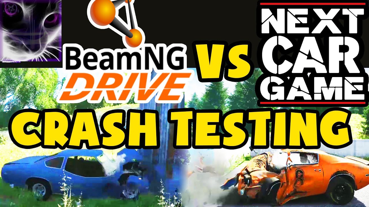 CAR CRASH PHYSICS TEST Next Car Game vs BeamNG YouTube