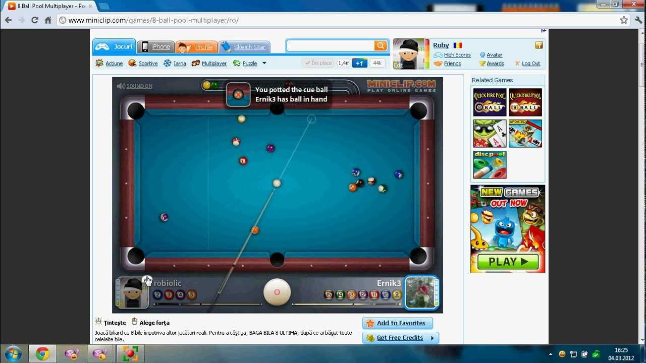 miniclip 8 ball pool create account