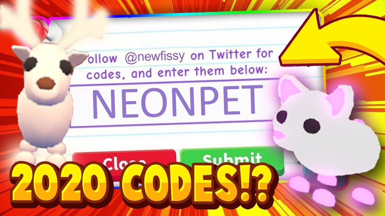 Codes For Adopt Me In Roblox July 2019