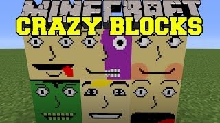 Minecraft: CRAZY BLOCKS (TROLLING, EMOTIONS, & FUNNY!) Mod Showcase