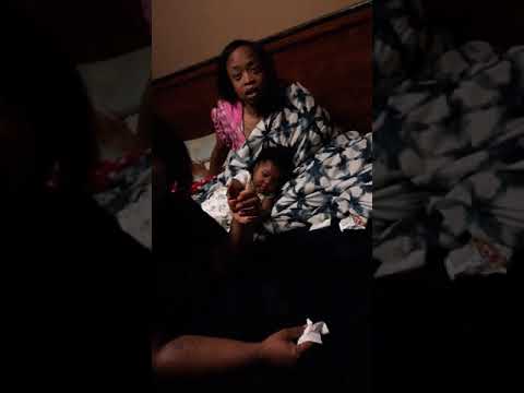 Pranking my two wives like blood came out my dick lol funny funny