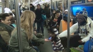 Ventriloquist Picking Up Girls On The Subway