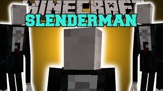 Minecraft: SLENDERMAN (CAN YOU ESCAPE THE EVIL?!) Mod Showcase